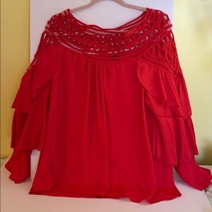 Red Blouse‎ size XL